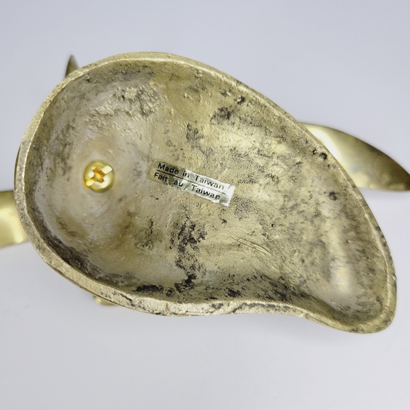 Solid Brass 7" Seagull Vintage Made in Tiawan - Picture 9 of 10